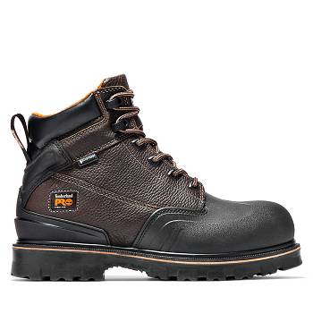 Timberland Férfi PRO Rigmaster 6" Steel Toe Munkavédelmi Bakancs Barna